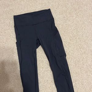 Outdoor Voices black leggings with pockets and adjustable waistband size XS